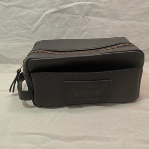 Portland Leather Goods Deluxe Dopp Kit Black